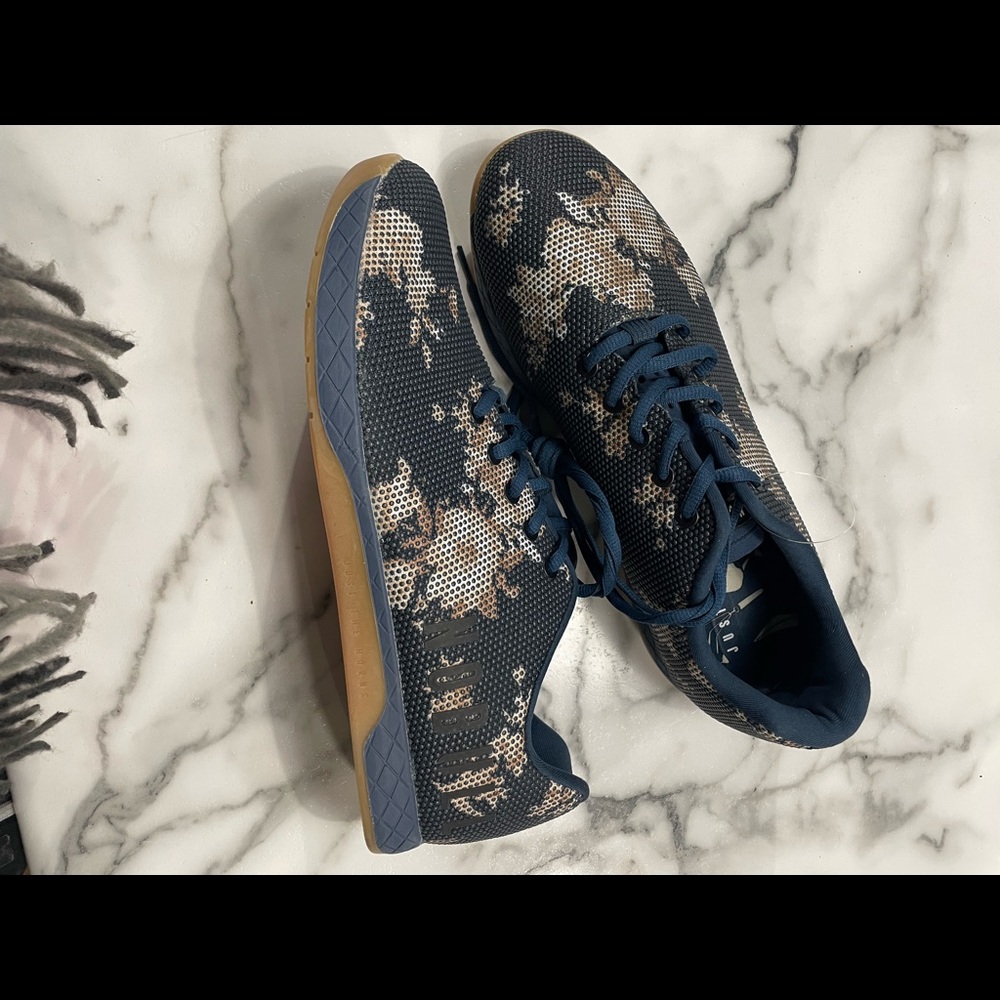 Size 12.5 mens dark floral gum (out of stock) trainer shoes from Nobull new
